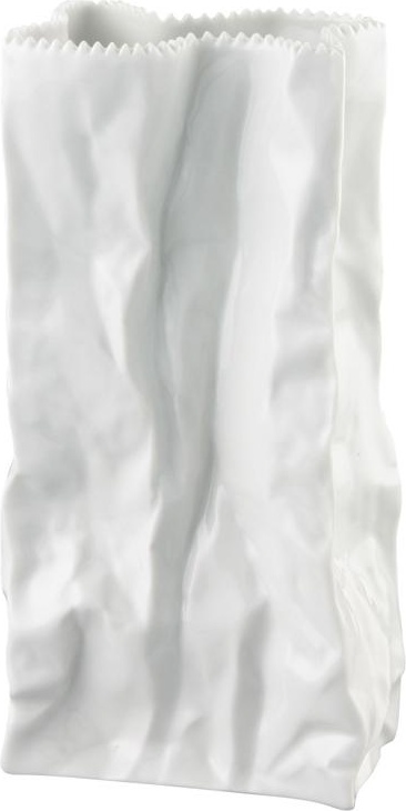 72533 Rosenthal Ваза Rosenthal Пакет 22см, фарфор, белая, глазурь, п/к Фарфор 