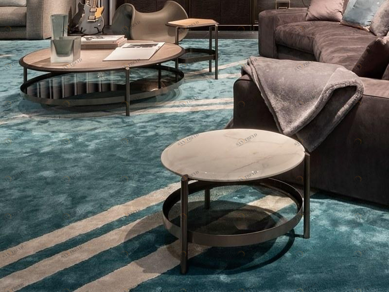 Giorgetti Круглый мраморный журнальный столик для гостиной Skyline sun-id-1404463
