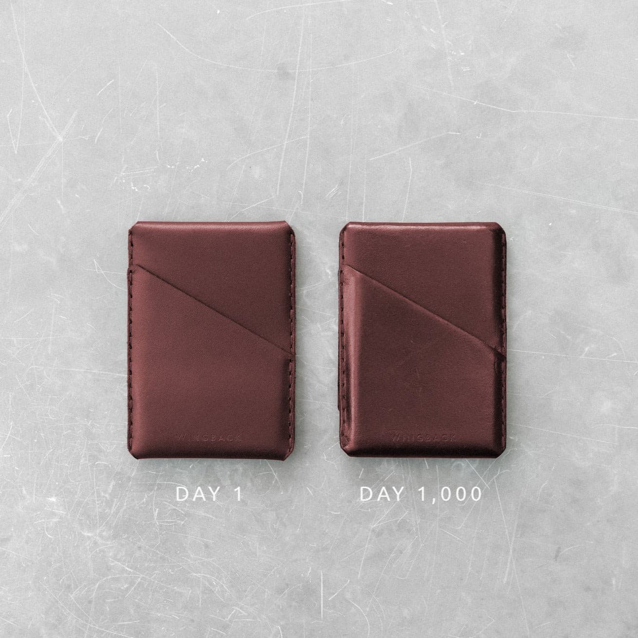 W110CHES Визитница Winston - Каштановый Wingback  - Вид №2