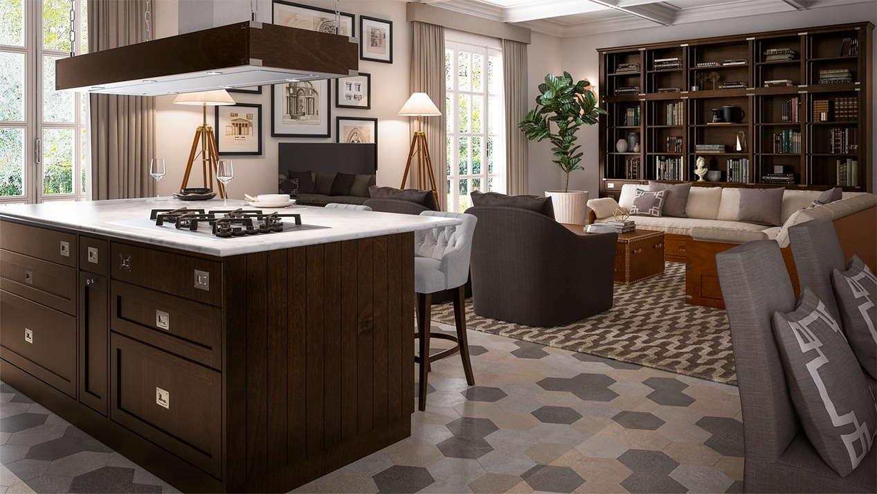 Кухня RIVIERA CAROTI 730+731  - Вид №3