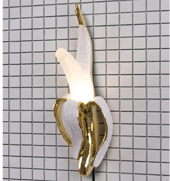 Seletti Настенный светильник из стекла и смолы Banana lamp sun-id-1448019 - Вид №4