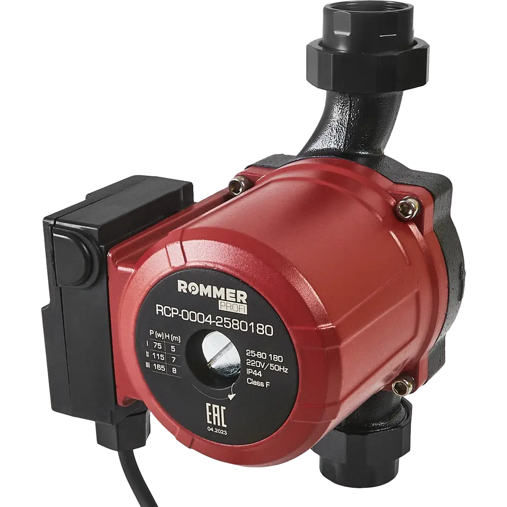 Циркуляционный насос Rommer Profi 25/8 180 мм с гайками 1 1/2" STLM-2080922