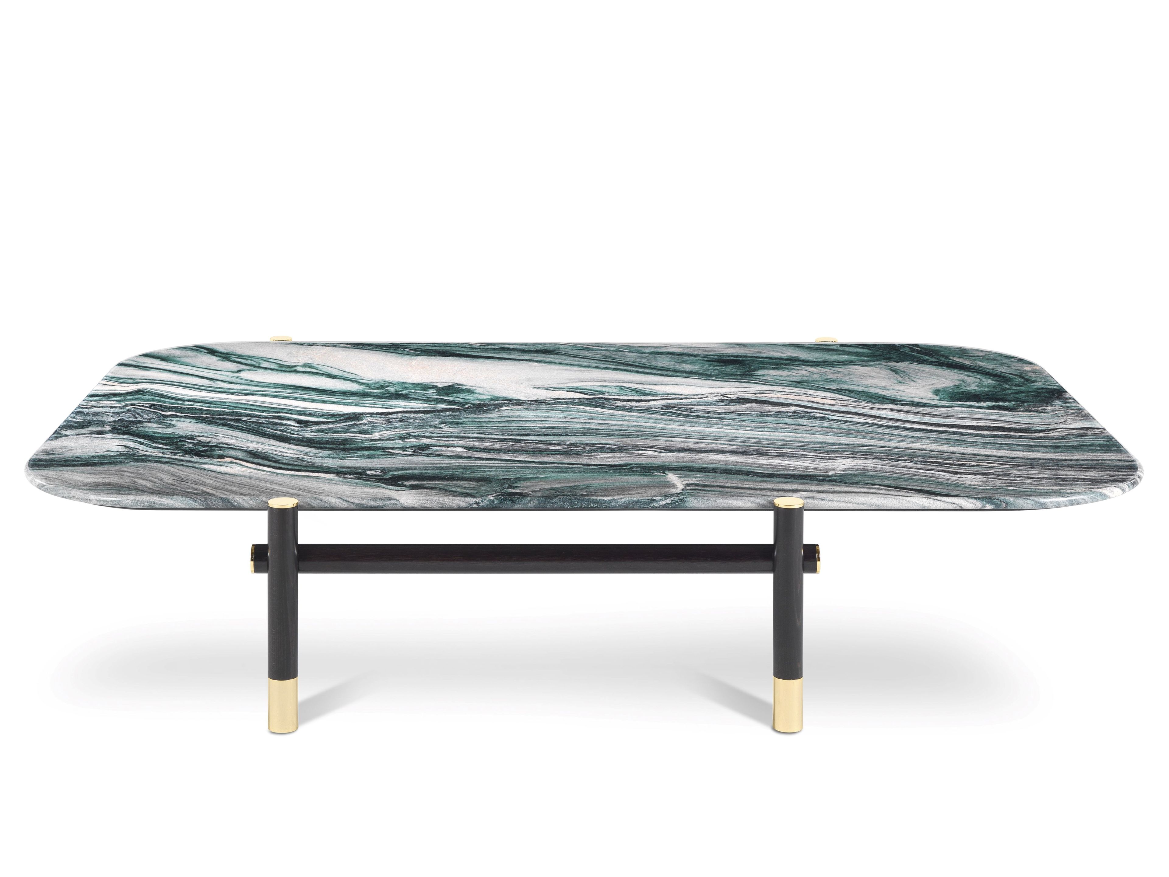 Прямоугольный журнальный столик из мрамора и дерева ETRO Home Interiors Woodstock ARCH-00098978