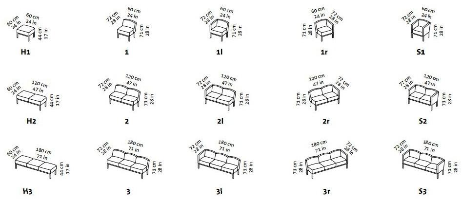 brühl Модульное кресло из ткани Add1 sun-id-1410927 - Вид №6