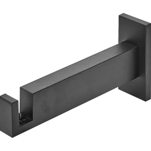 Держатель однорядный Хайтек алюминий цвет черный 14.65 см