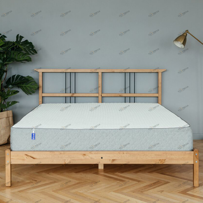 Матрас со съемным чехлом 180x190 Blue Sleep Hybrid BLUE SLEEP  178515 Белый;серый 