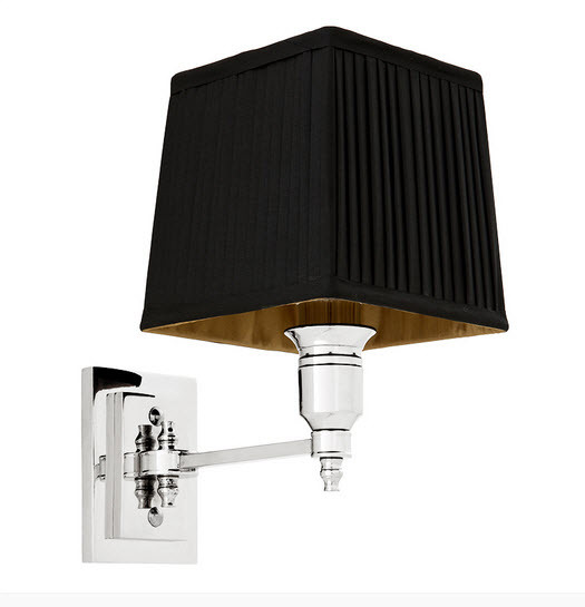 Бра Lexington Single от Eichholtz черный/хром 108934 EICHHOLTZ EICHHOLTZ 059732 Хром;черный  - Вид №1