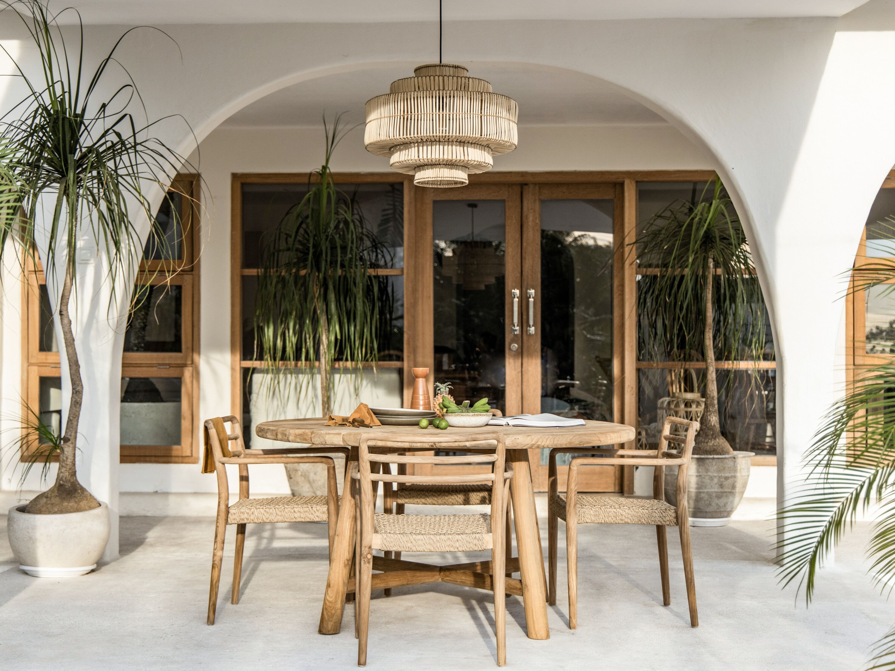 Стул для сада из тикового дерева с подлокотниками cbdesign Alisee ARCH-00012212 - Вид №2