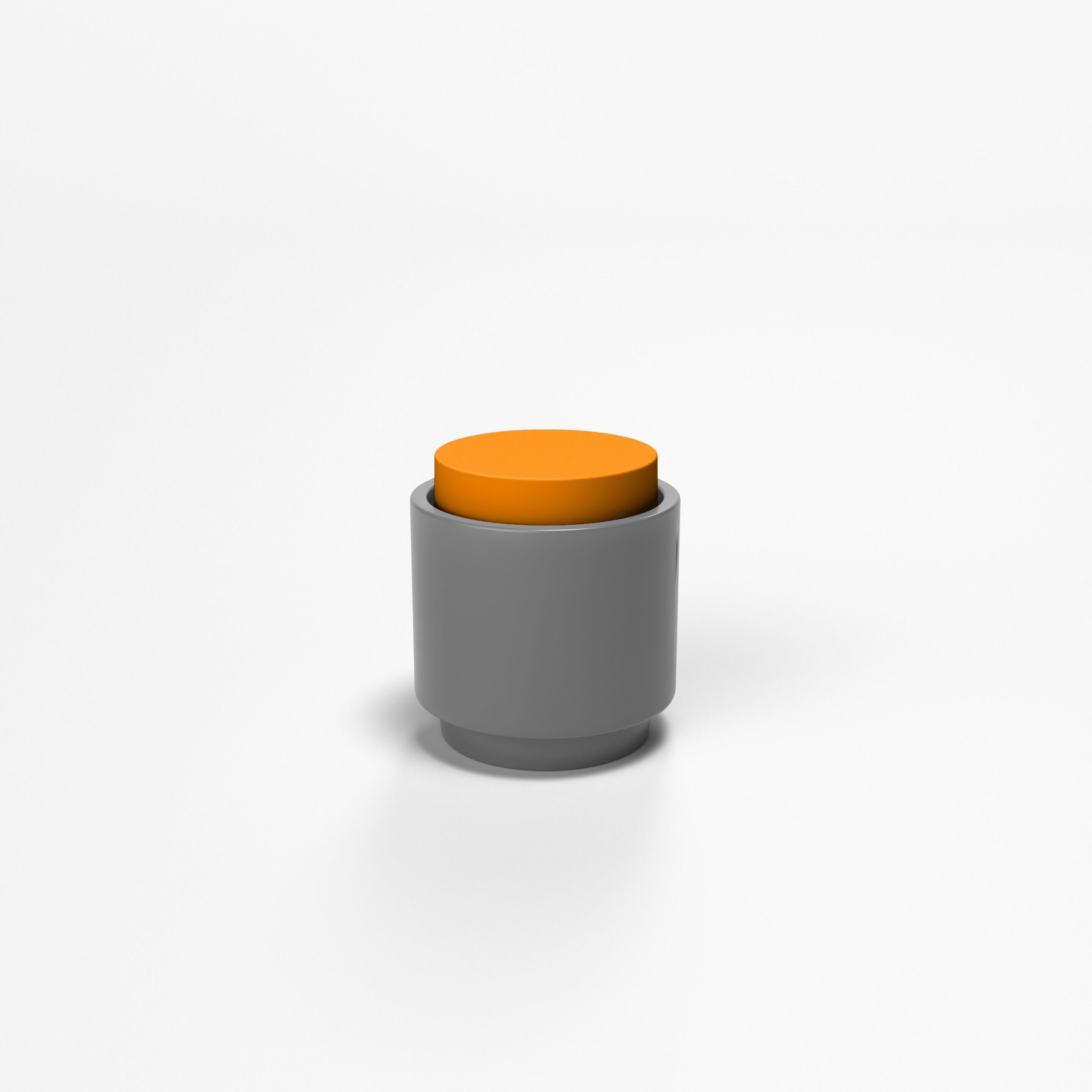 Пуф круглый армированный пластиковый контейнер SIXINCH TINGLE ARCH-00068651 - Вид №14