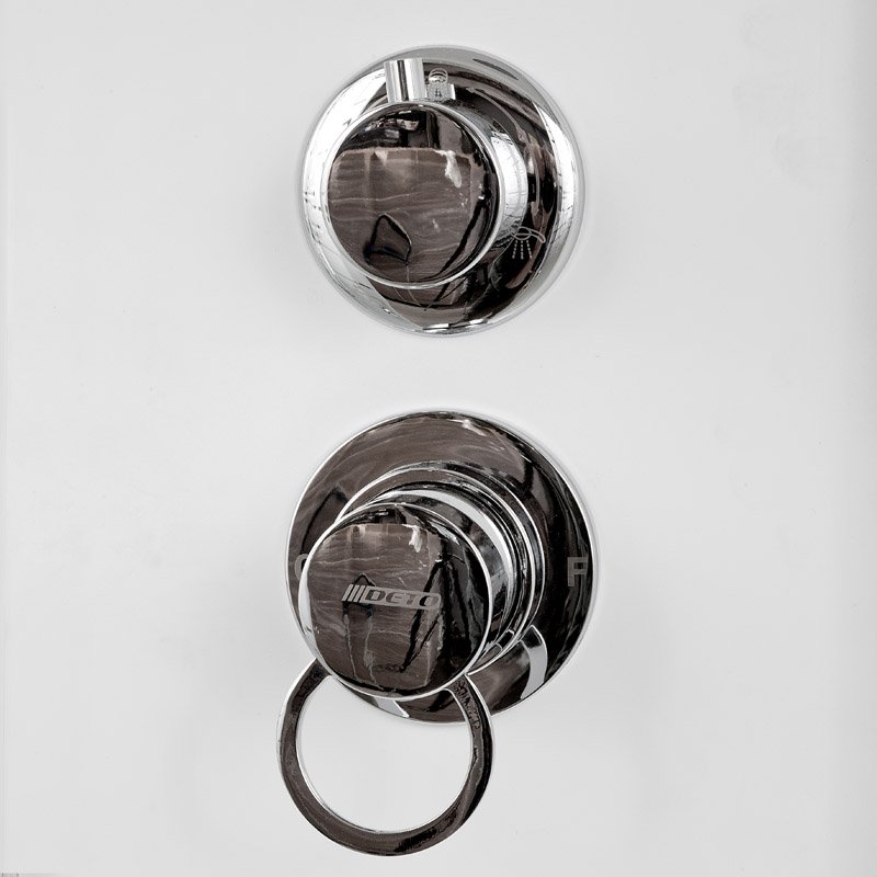 Душевое ограждение С 09 Душевое ограждение DETO Серия С ЕМ2712 L  N с гидромассажем (гм.) - Вид №4