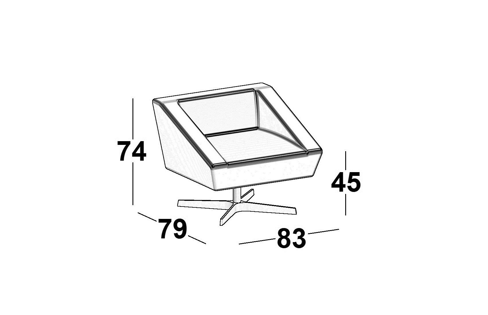Кресло из ткани Luxy Amarcord ARCH-00093101 - Вид №7
