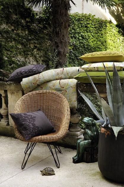 Élitis Прямоугольная подушка из шелка со съемным чехлом sun-id-1382871 - Вид №3