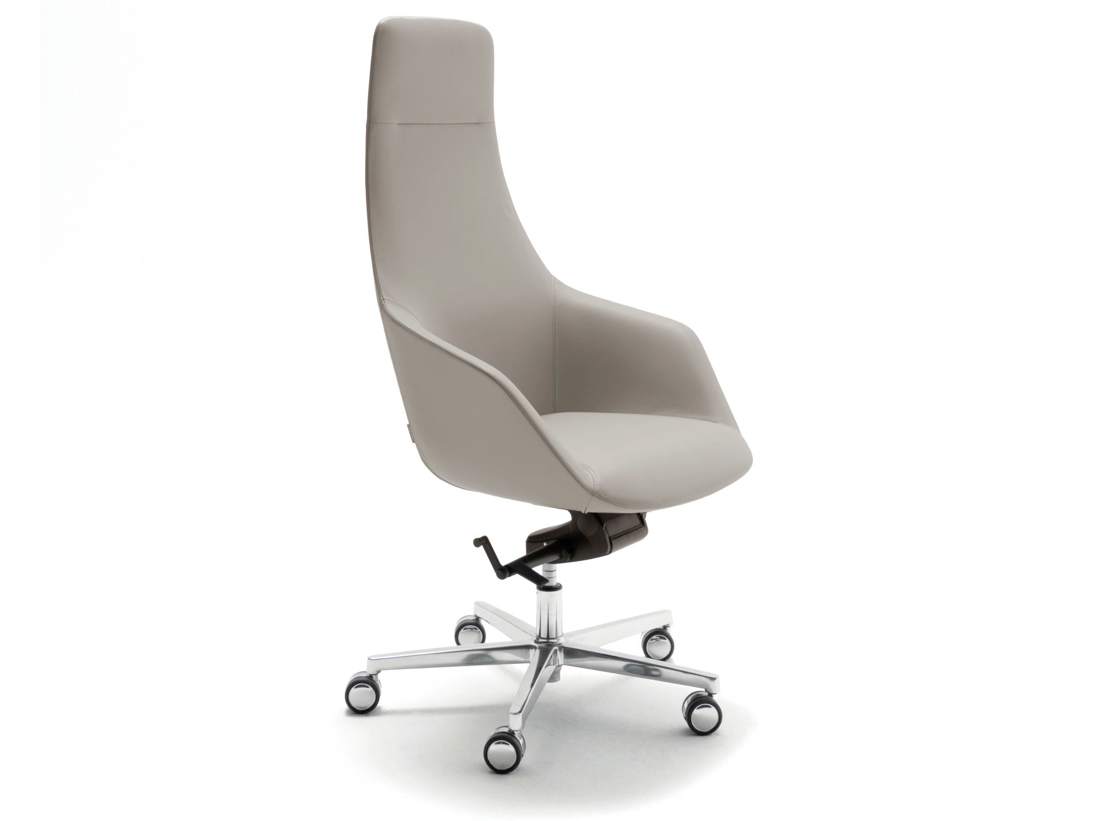 Кожаный офисный стул с высокой спинкой и 5 спицами ESTEL GROUP Hego ARCH-00046902 - Вид №1