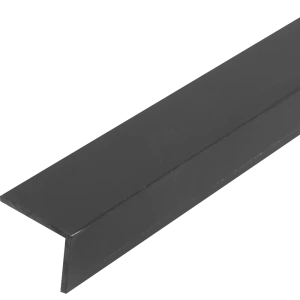 Уголок ПВХ 25x20x2x1000 мм цвет черный