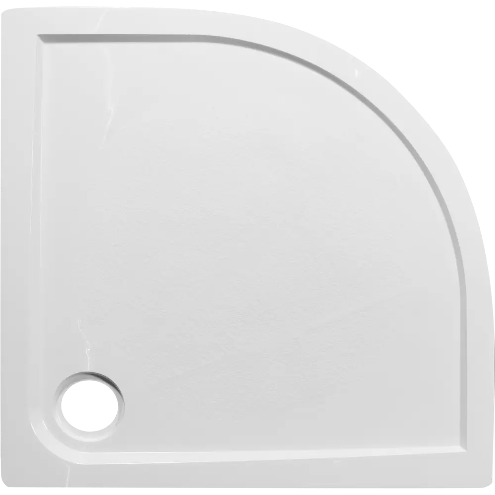 Поддон душевой 1/4 круга Эклипс литьевой мрамор 90х90 см Santreyd Без серии STLM-2194470 - Вид №1