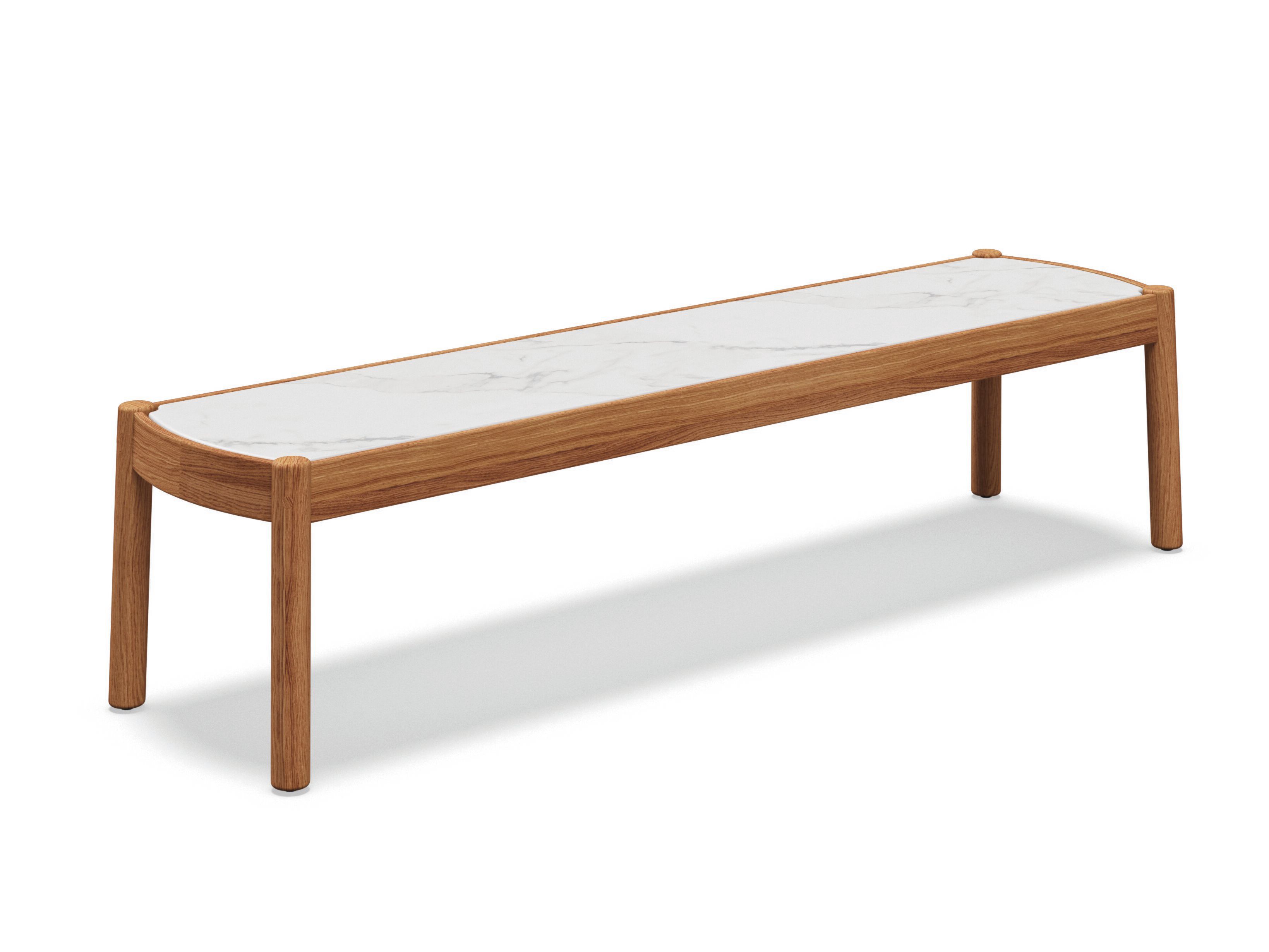 Прямоугольный низкий садовый столик с керамической столешницей Gloster Haven ARCH-00012946 - Вид №2