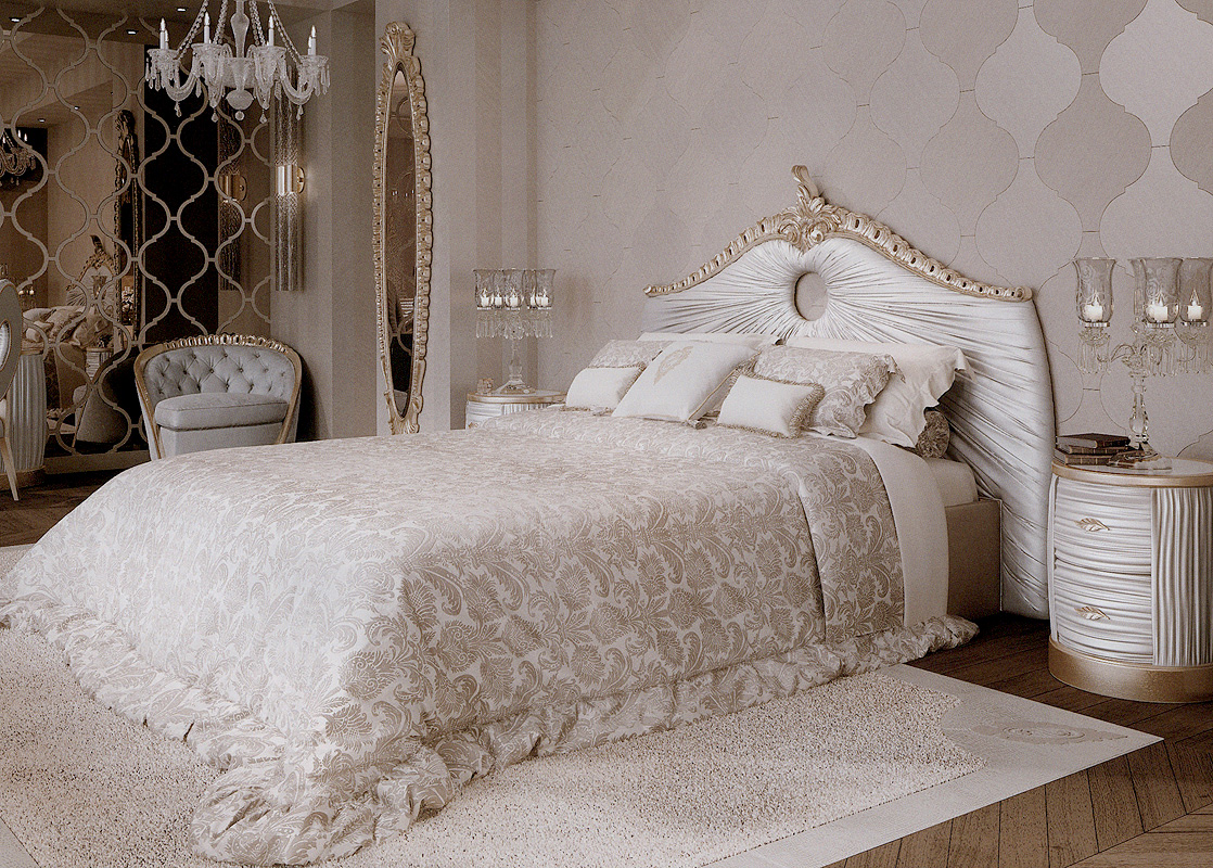 Кровать ALLURE BELLONI 3167/80W 