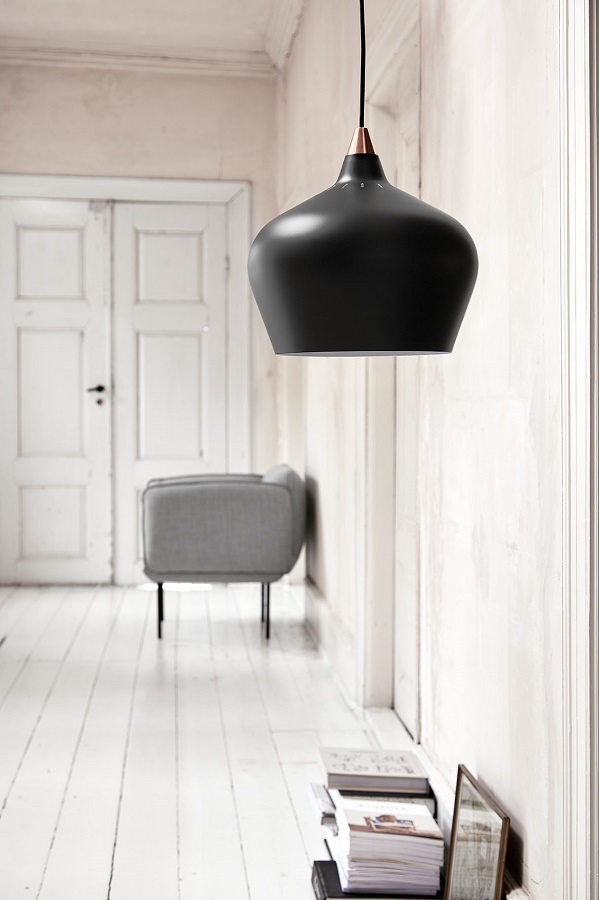 Лампа подвесная Cohen XL, черная матовая, черный шнур Frandsen 144365001 - Вид №2