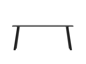 Высокий прямоугольный стол из композитного материала и алюминия