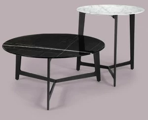 Borzalino Круглый мраморный журнальный столик для гостиной B series