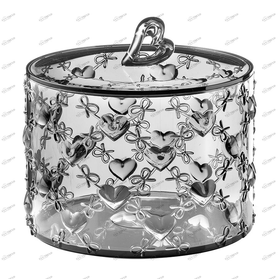 Контейнер с крышкой Love большой серый Guzzini 11530092