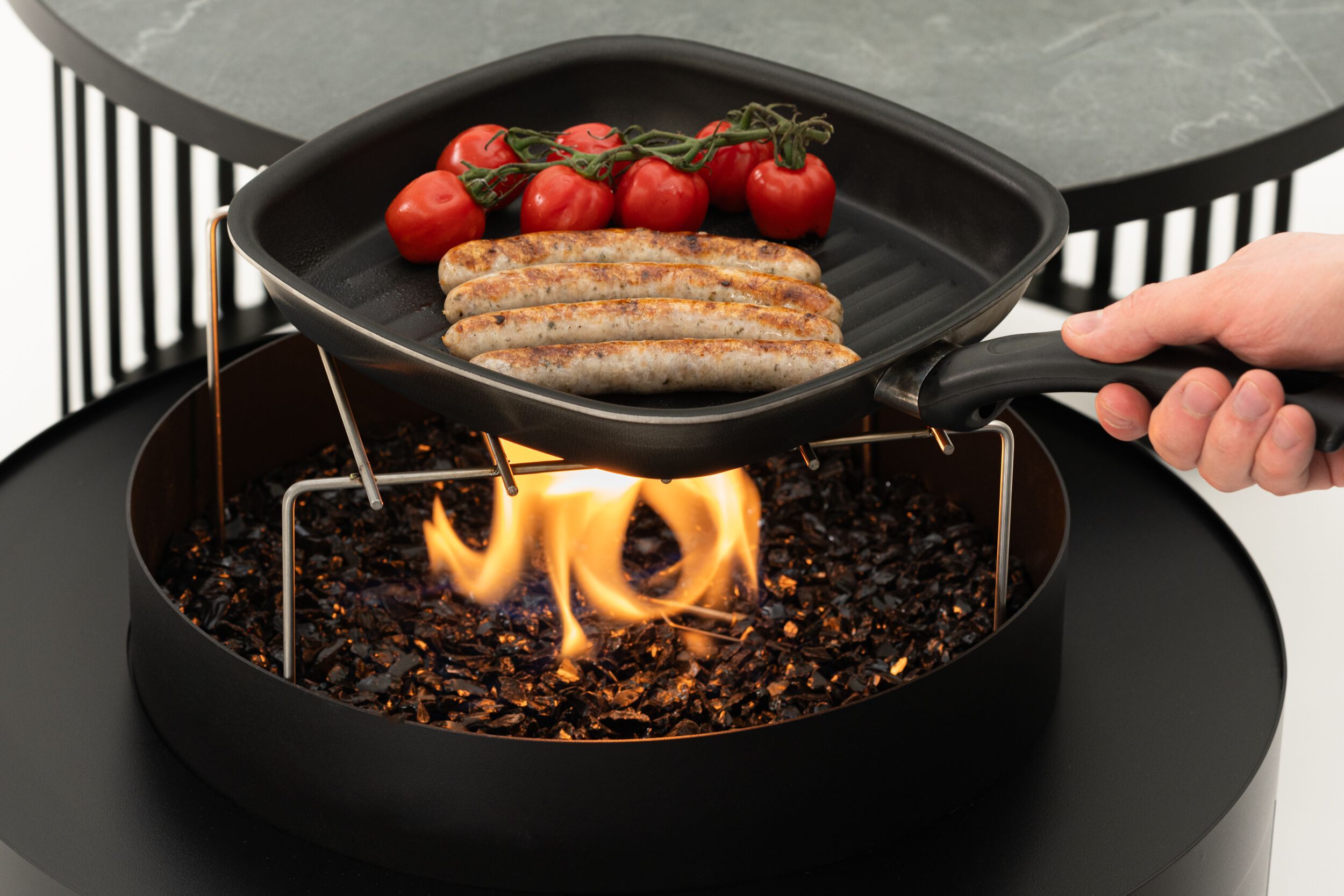 Отдельно стоящий газовый камин Planika MOON ARCH-00109907 - Вид №12