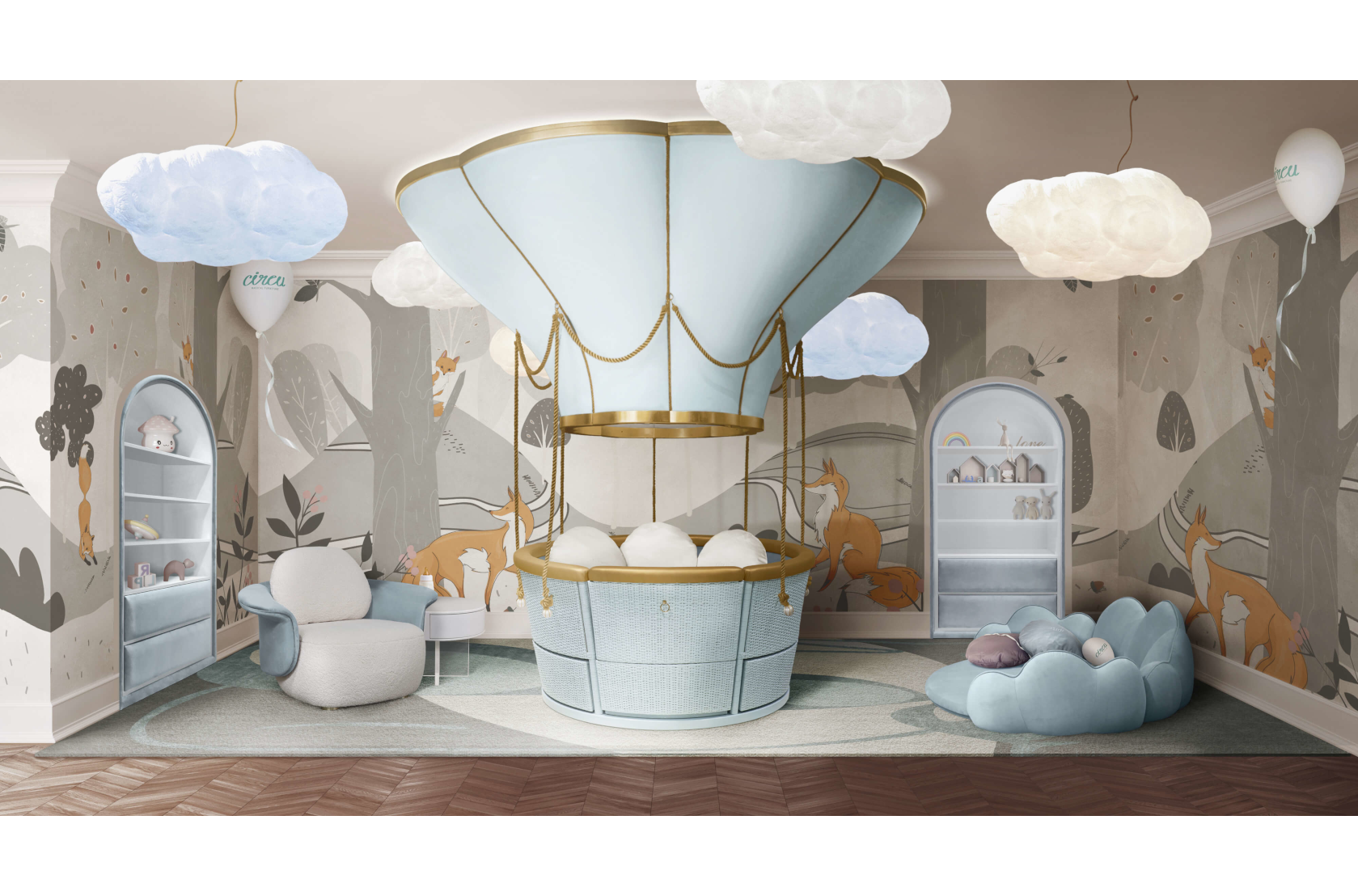 CIST445 Диваны детские Майло - Малыш Circu  - Вид №11