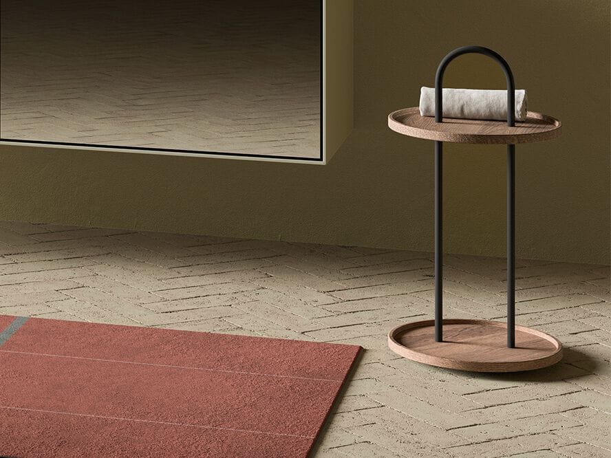 Высокий круглый деревянный журнальный столик Inbani NORM ARCH-00151541 - Вид №2