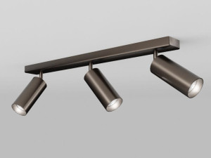 Несколько регулируемых потолочных алюминиевых прожекторов