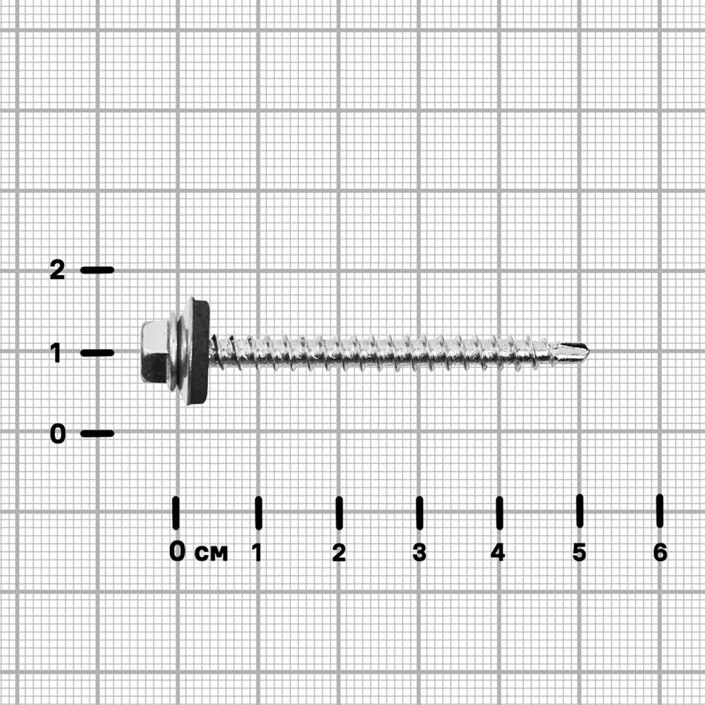 Саморезы кровельные Standers с буром для металлочерепицы и профнастила 89212974 STLM-1007420 - Вид №2