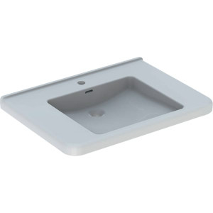 128575000 Раковина Geberit Renova Comfort Square, безбарьерная Geberit