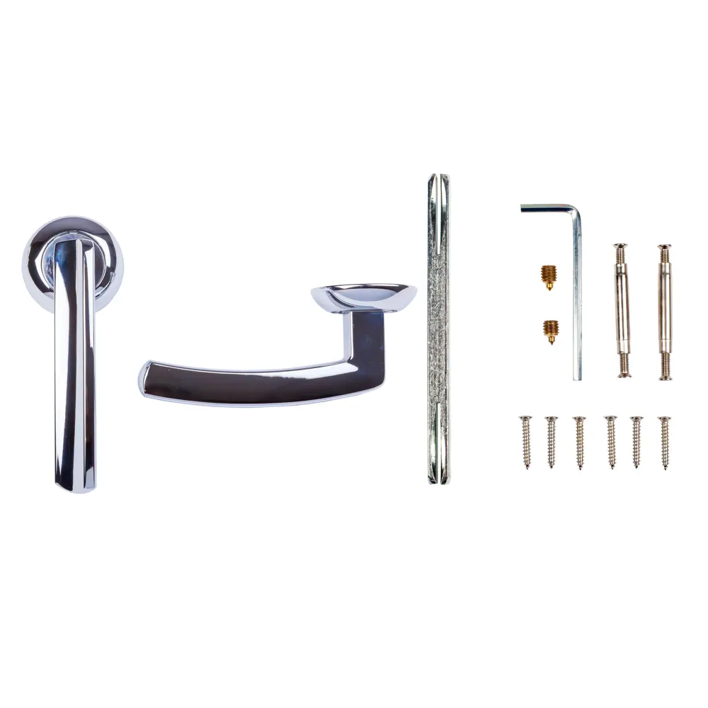 Ручки на розетке Armadillo LD-13, цвет хром Santreyd STLM-2079147 - Вид №1