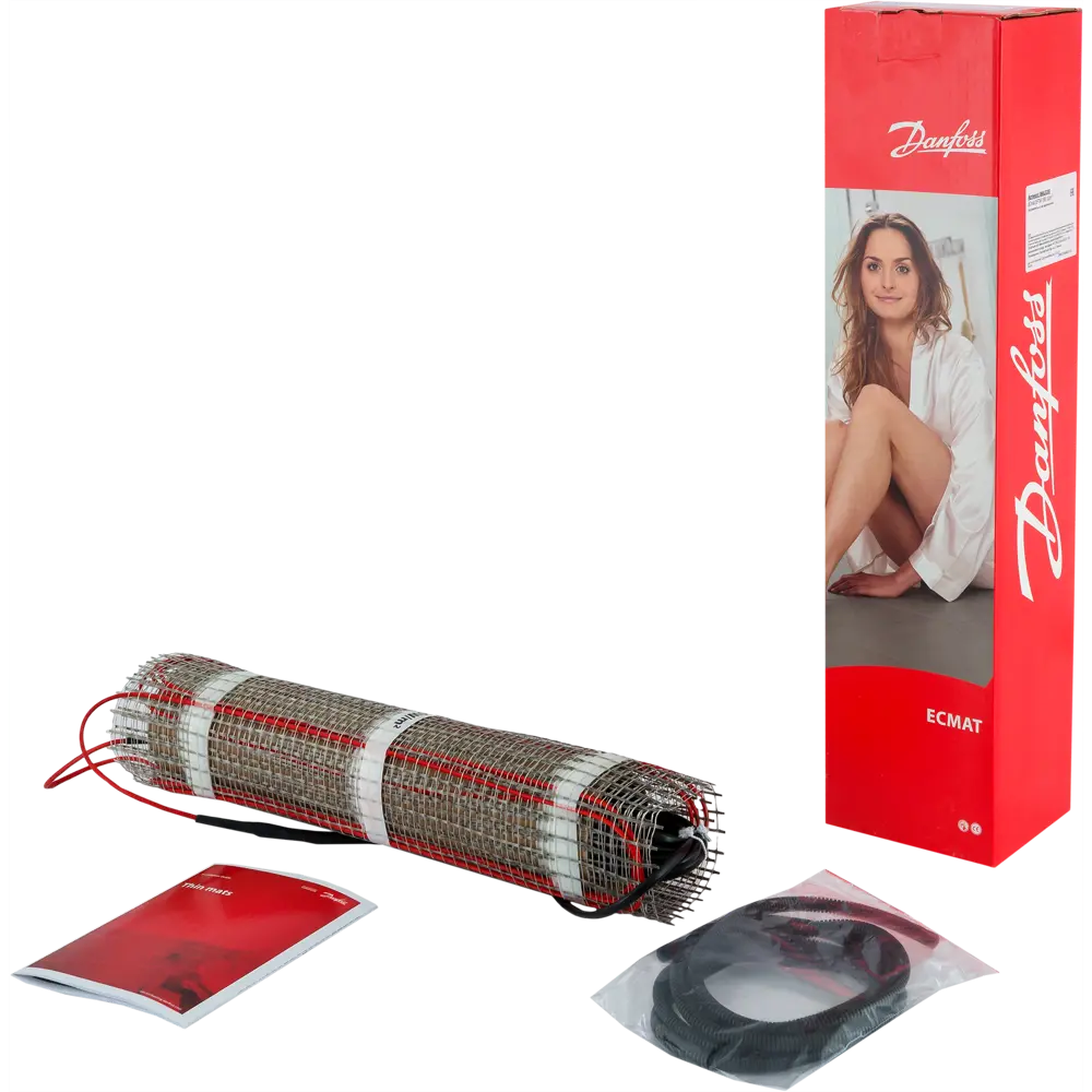 Нагревательный мат для теплого пола Danfoss ECmat 150T 0.5 м², 75 Вт STLM-2070587 - Вид №2