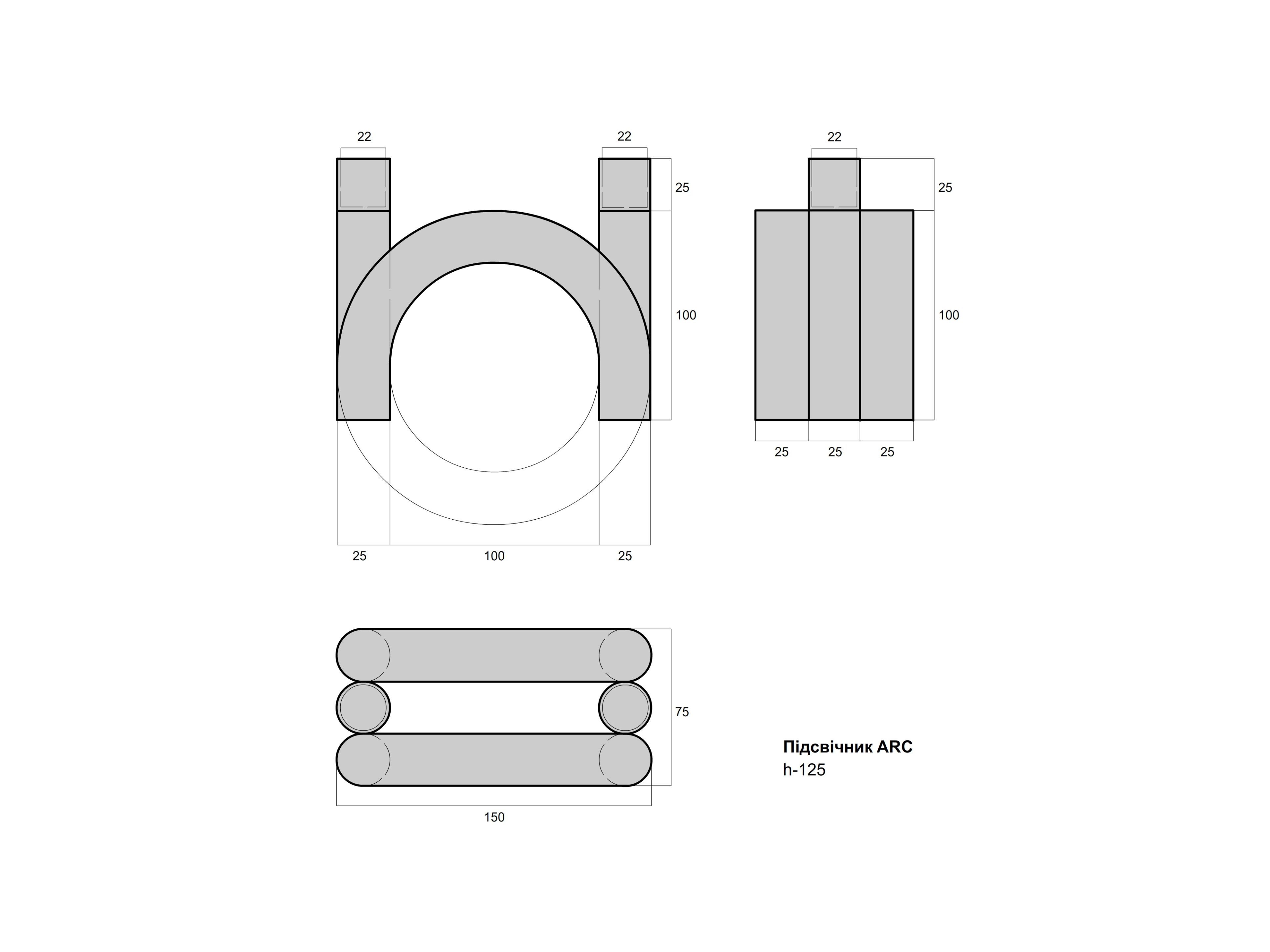 Алюминиевый подсвечник Joyf трубка ARCH-00030258 - Вид №13
