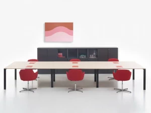 Manerba Прямоугольный деревянный стол для переговоров You-eco