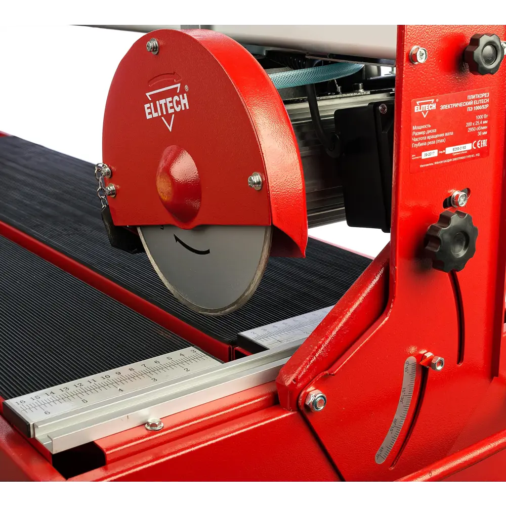 Электрический плиткорез Elitech ПЭ 1000/92Р с водяным охлаждением 87032228 STLM-0072980 - Вид №3