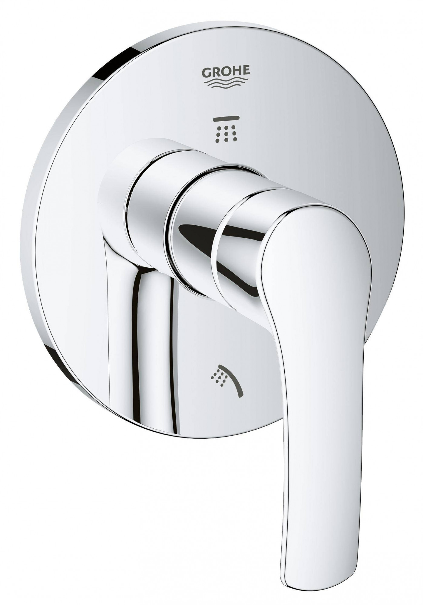 Внешняя часть переключателя GROHE Eurosmart New на 2 положения, хром (19970002)