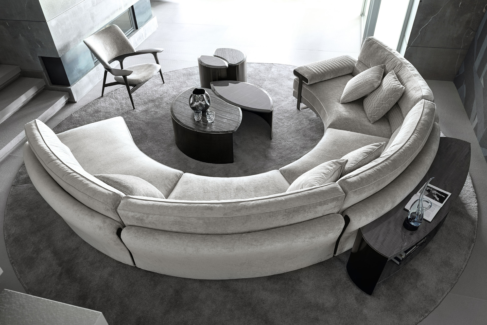 380/56 Mirage изогнутый диванный стол - giorgio collection - Вид №2