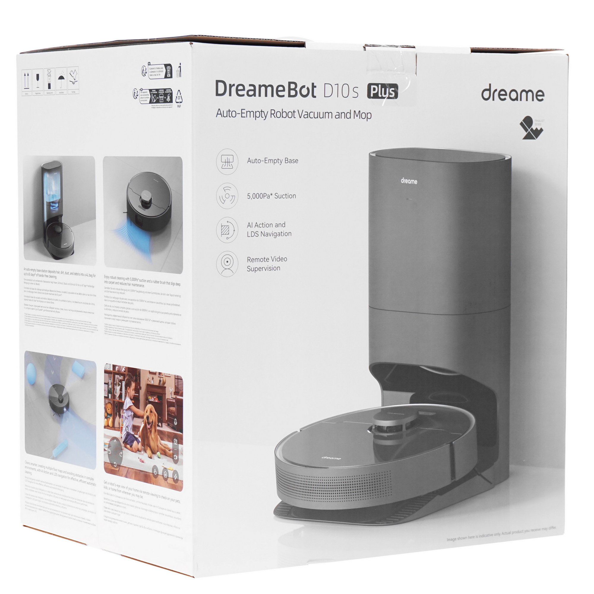 5094022 Робот-пылесос Dreame D10s Plus черный STDN-0081742 - Вид №11