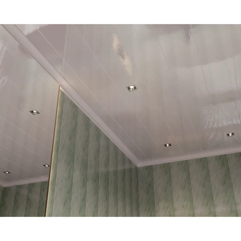 Стеновая панель ПВХ белый глянец 3000x250x5 мм 0.75 м² VENTA STLM-2166578 - Вид №2