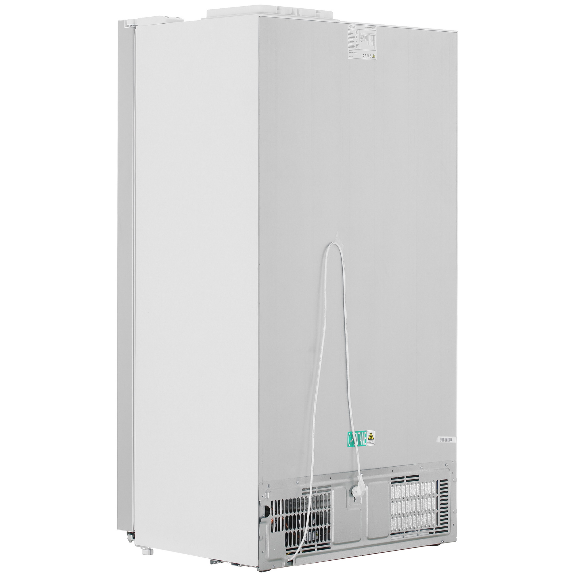 9953100 Холодильник Side by Side   ZUGEL ZRSS630W белый STDN-0023996 - Вид №4