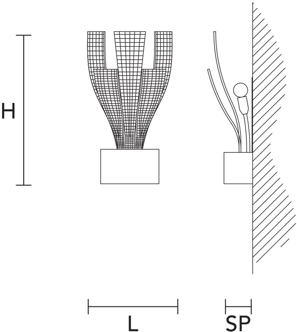 Masiero Настенный светильник из стекла ручной работы Isbel sun-id-1497050 - Вид №1