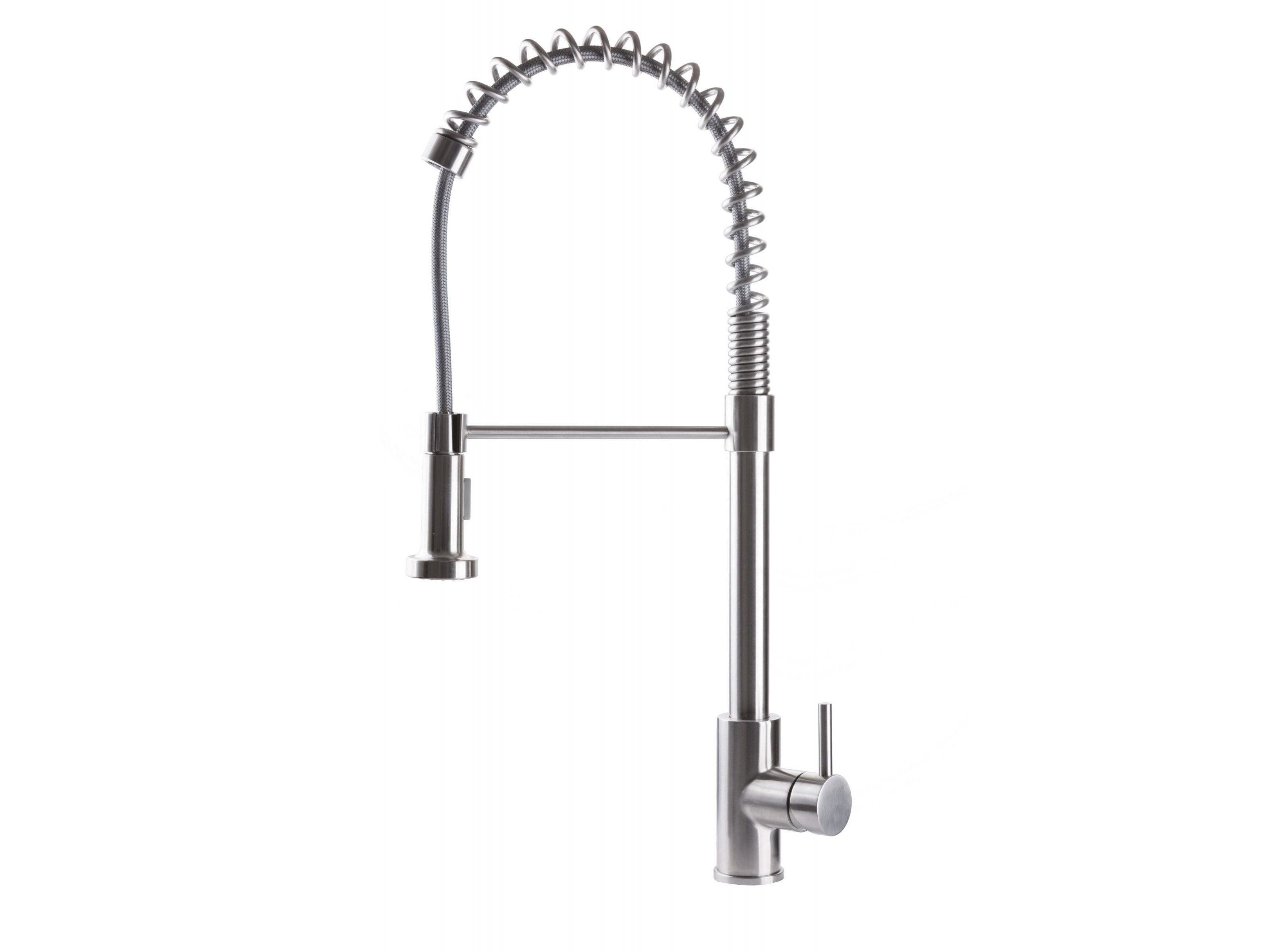 Смеситель для кухни из нержавеющей стали с ручным душем Tubico Kitchen River ARCH-00133366 - Вид №1