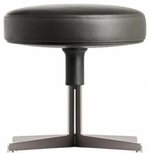 Poltrona Frau Круглый кожаный пуф La collezione - divani e poltrone