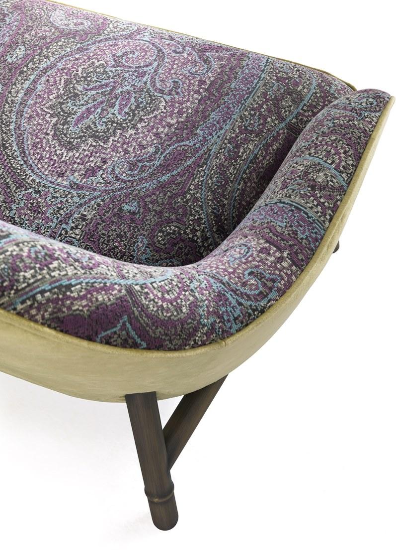 ETRO Home Interiors Кресло с обивкой из ткани с подлокотниками Frida E.fri.221.a - Вид №1