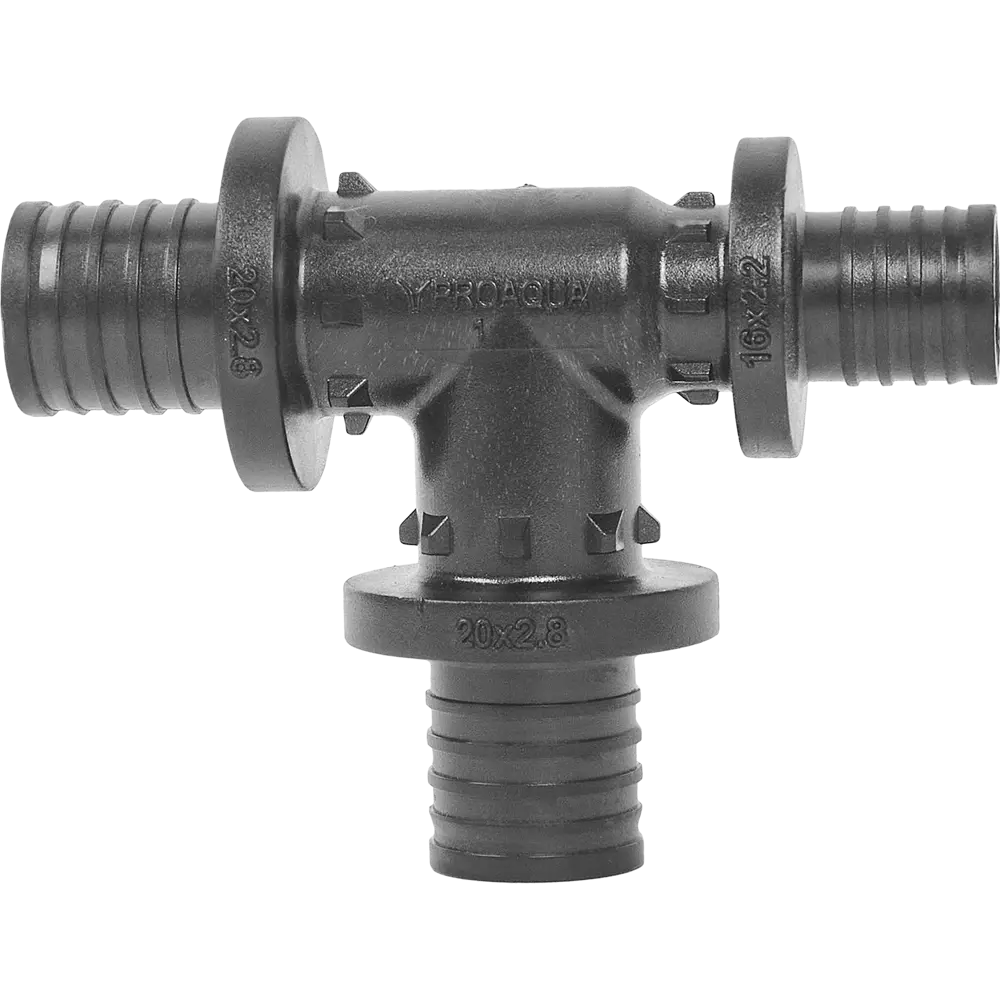 Тройник переходной PRO AQUA PPSU 20x20x16 мм для систем водоснабжения 85231849 STLM-0060193 - Вид №1