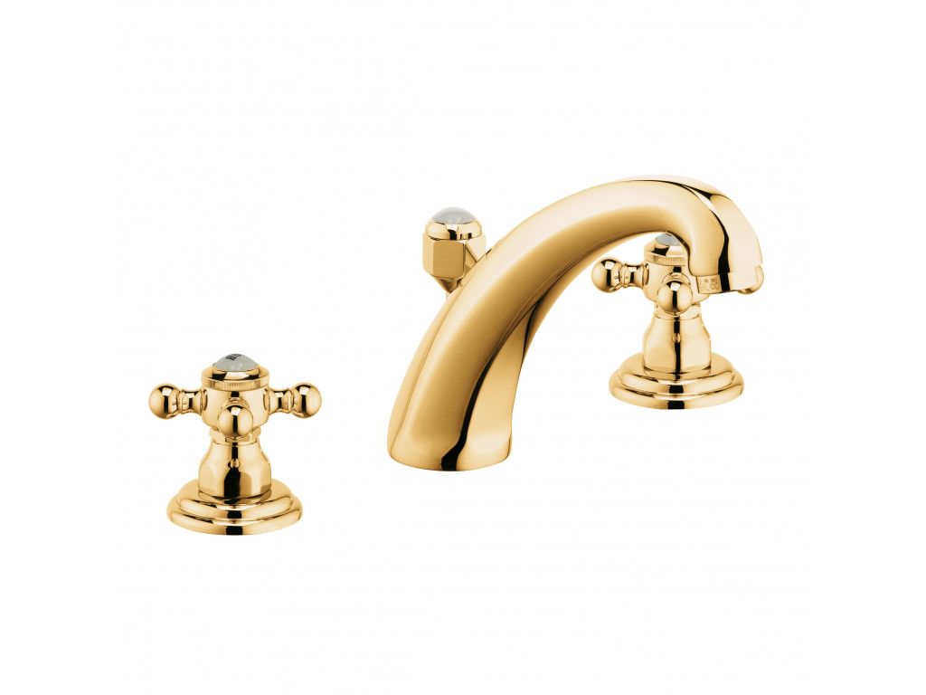 510434520 смеситель на умывальник DN 15 KLUDI 1926 позолоченный, 23 кар 