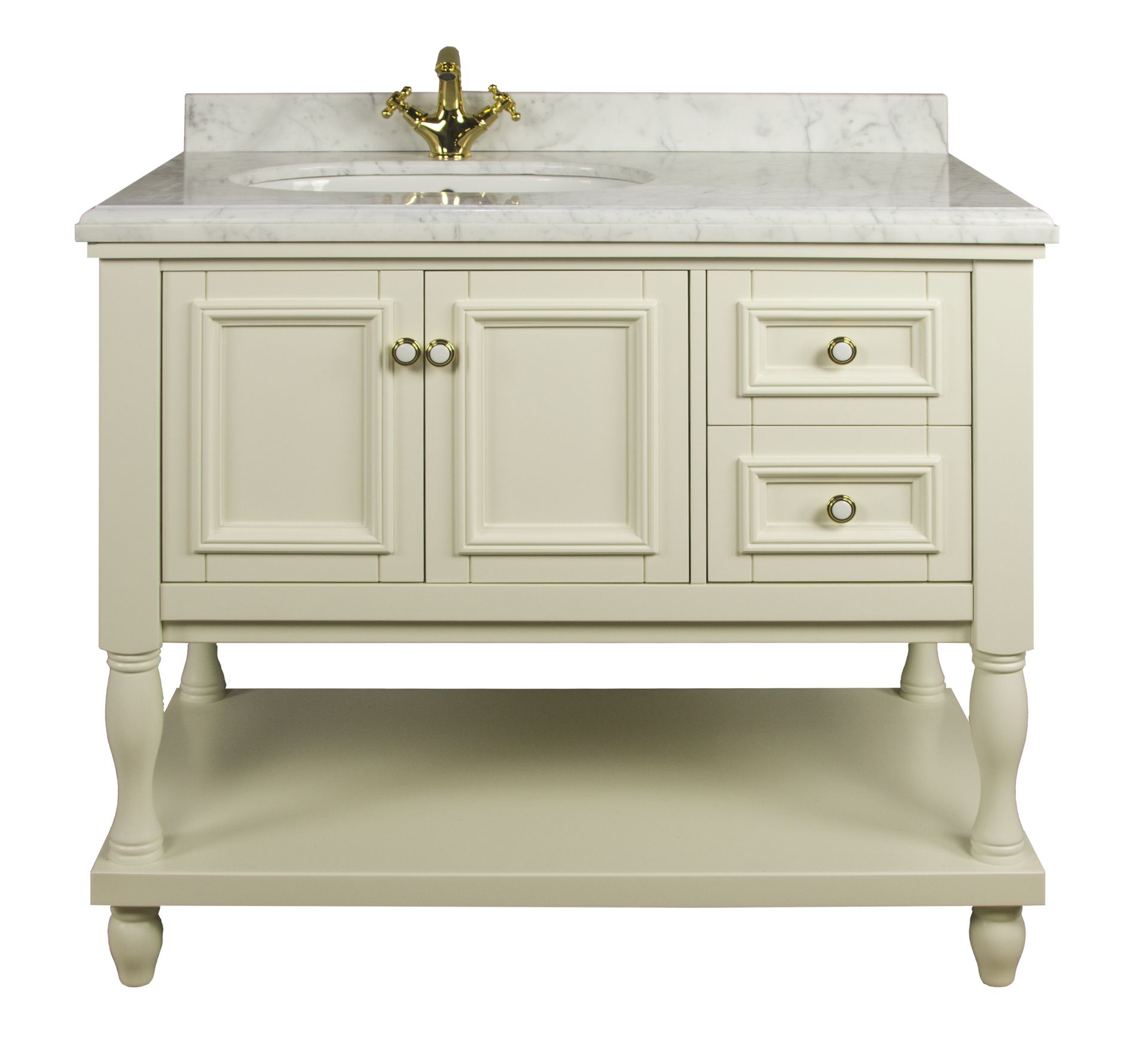 Тумба EDEN 105 арт. TS-8003-CR Правая Белый Tessoro TS8003CWR - Вид №1