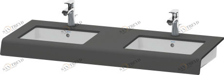 DS829C04949 DuraStyle Консоль Графит матовый, декор Duravit