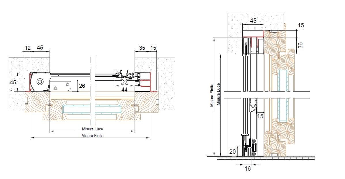 Боковая встраиваемая москитная сетка Mv Line москитные сетки-встраиваемые сбоку ARCH-00009567 - Вид №2